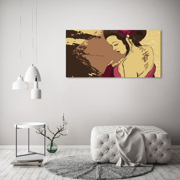 Wandbild Geisha