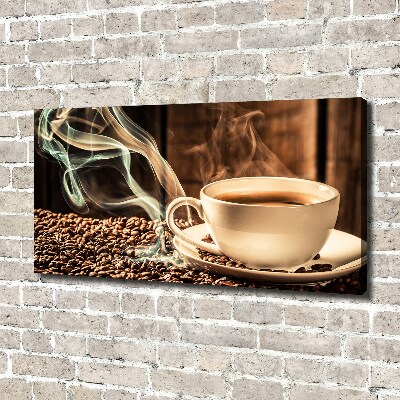 Bild auf leinwand Aromatischer Kaffee