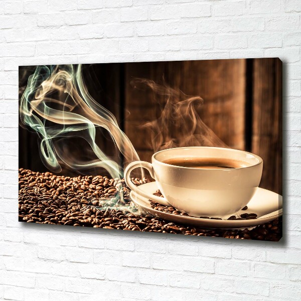 Bild auf leinwand Aromatischer Kaffee