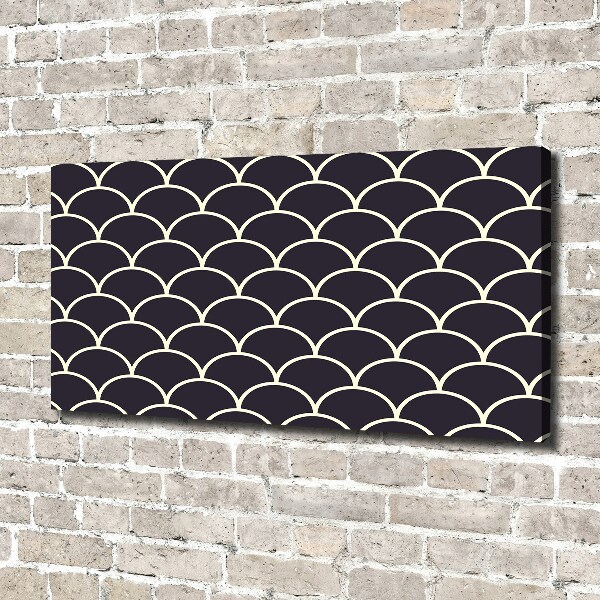 Bild auf leinwand Fischschuppen