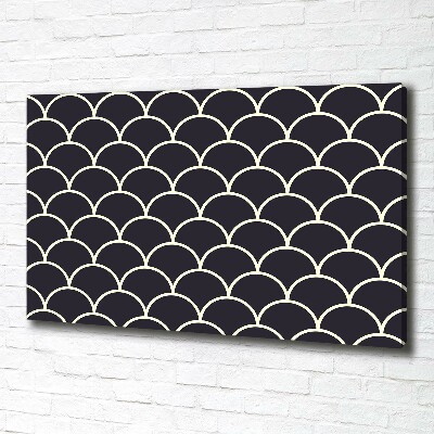 Bild auf leinwand Fischschuppen