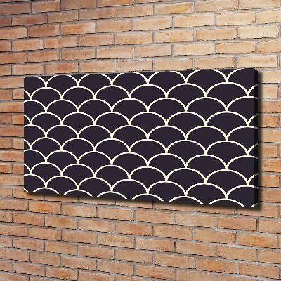 Bild auf leinwand Fischschuppen