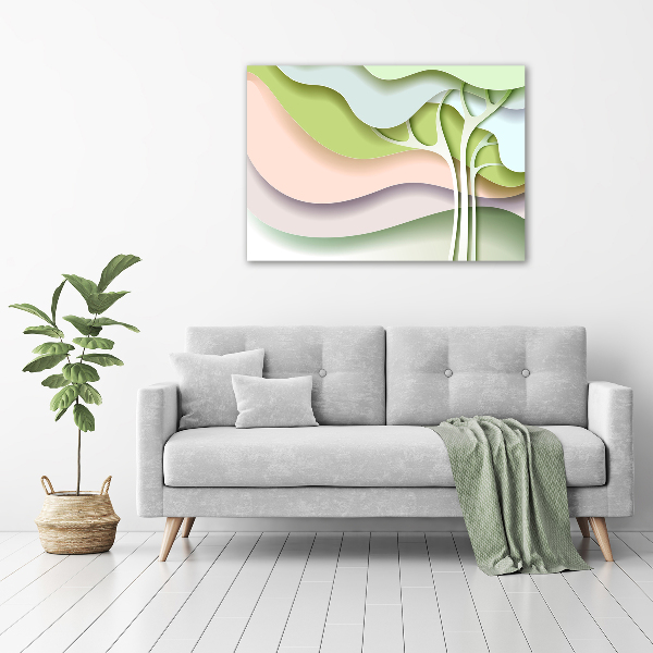 Bild auf leinwand Abstrakter Baum