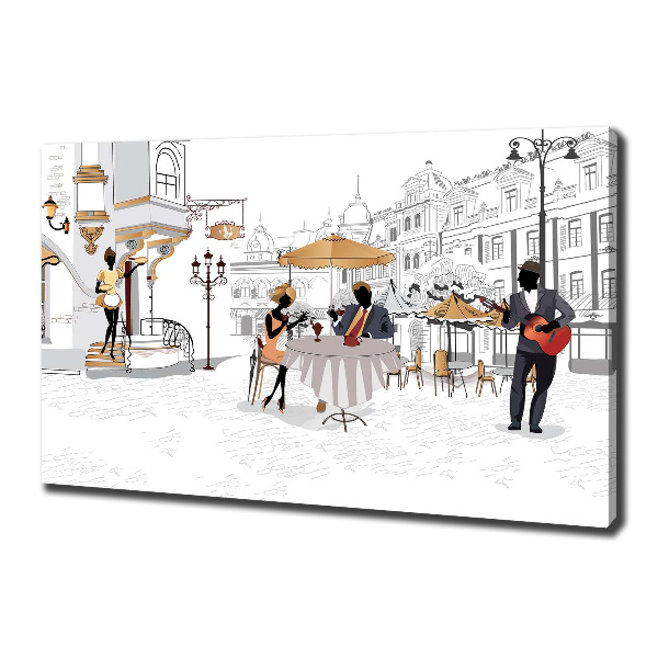 Bild auf leinwand Kaffeehaus