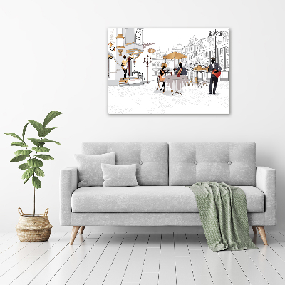 Bild auf leinwand Kaffeehaus