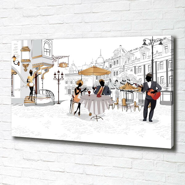 Bild auf leinwand Kaffeehaus