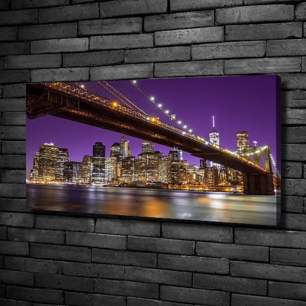 Wandbild Manhattan bei Nacht