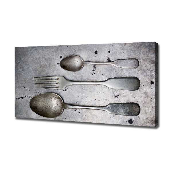 Wandbild Besteck