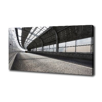 Bild auf leinwand Straße im Tunnel