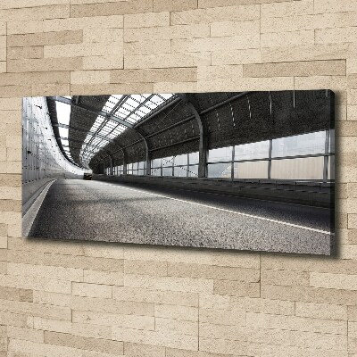 Bild auf leinwand Straße im Tunnel