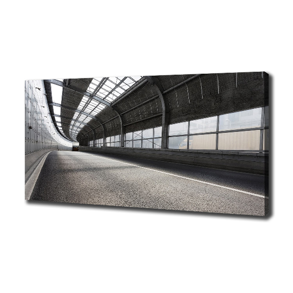 Bild auf leinwand Straße im Tunnel