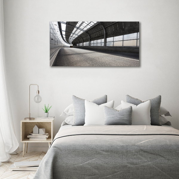 Bild auf leinwand Straße im Tunnel