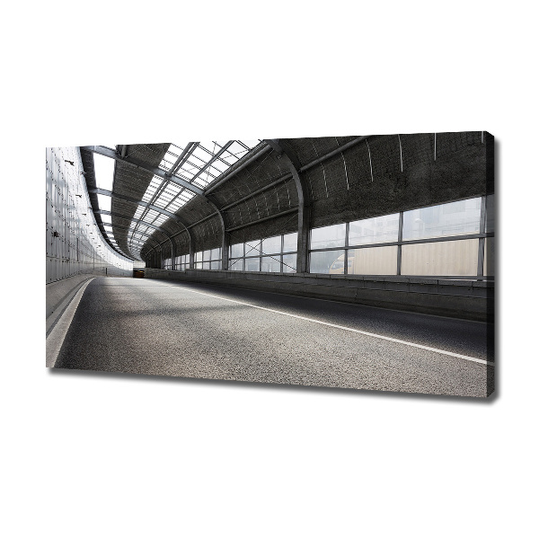 Bild auf leinwand Straße im Tunnel