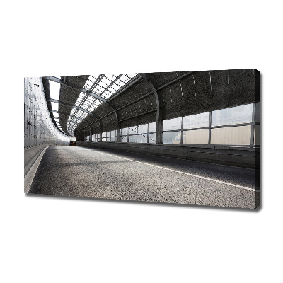 Bild auf leinwand Straße im Tunnel