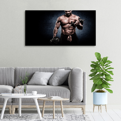 Wandbild Muskelaufbau