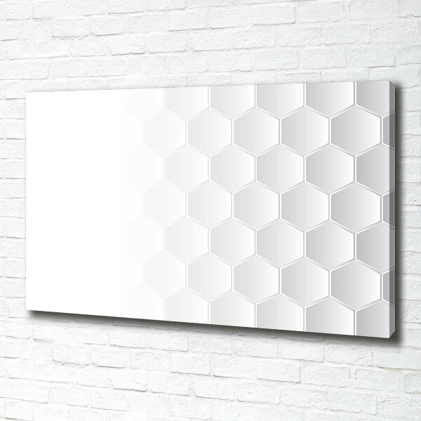 Wandbild Sechsecke Hintergrund