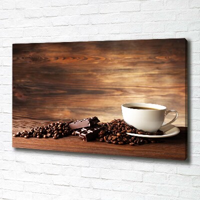 Bild auf leinwand Kaffee und Schokolade