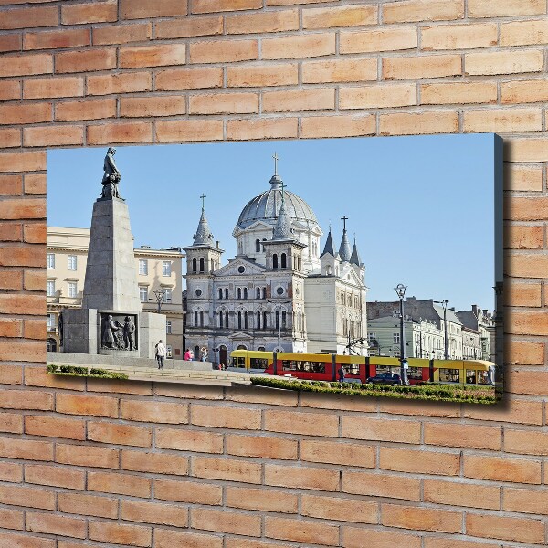 Bild auf leinwand Freiheitsplatz Łódź