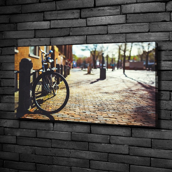 Bild auf leinwand Radfahren in Amsterdam