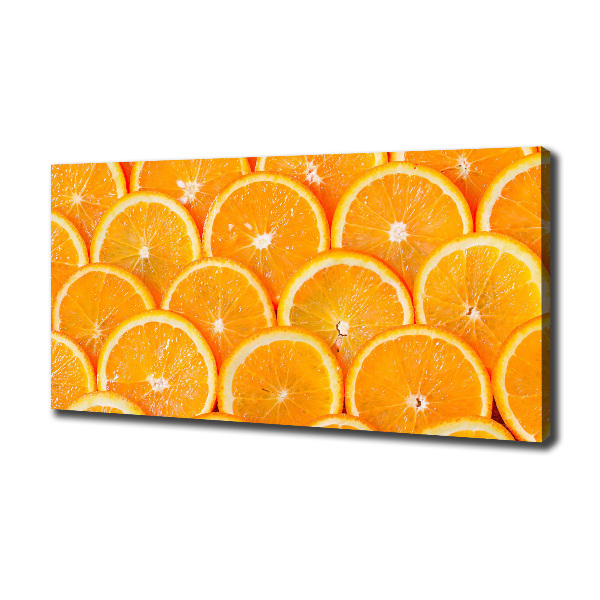 Wandbild Orangenscheiben