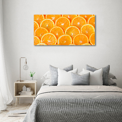 Wandbild Orangenscheiben