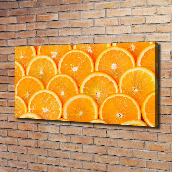 Wandbild Orangenscheiben