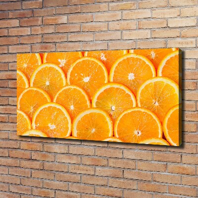 Wandbild Orangenscheiben