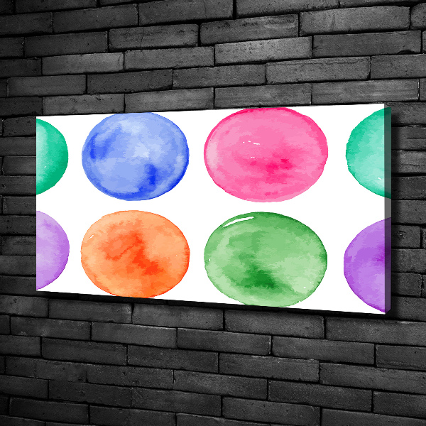 Bild auf leinwand Farbige Kreise