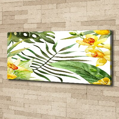 Wandbild Tropische Blumen