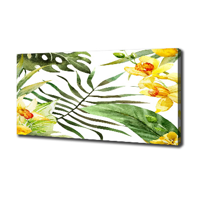 Wandbild Tropische Blumen