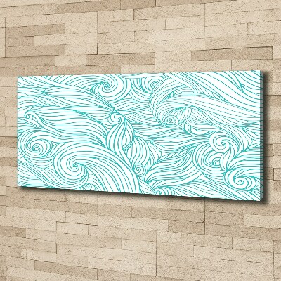 Fotobild Blaue Wellen