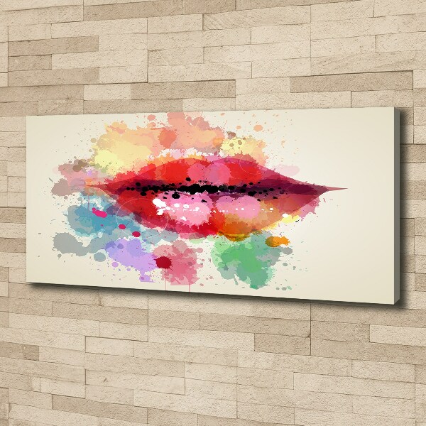 Fotobild Bunte Lippen