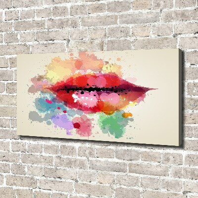 Fotobild Bunte Lippen