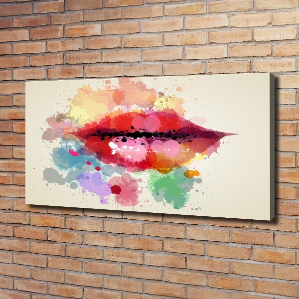 Fotobild Bunte Lippen