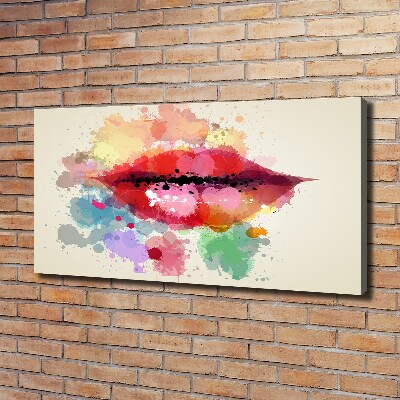 Fotobild Bunte Lippen