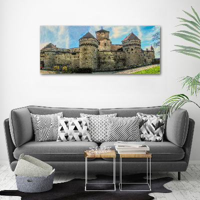 Bild auf leinwand Ein Schloss in der Schweiz