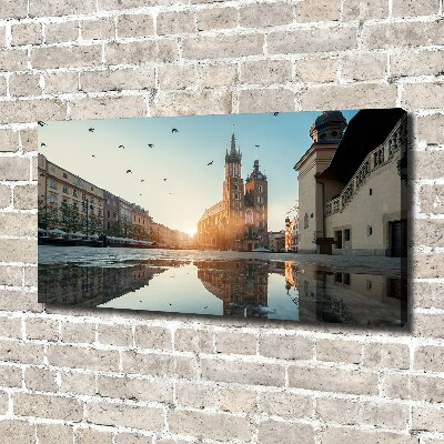 Wandbild Krakau, Polen