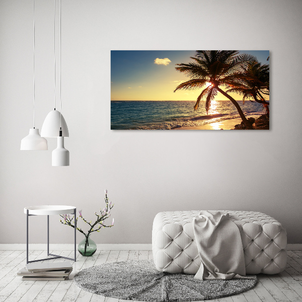 Bild auf leinwand Tropischer Strand