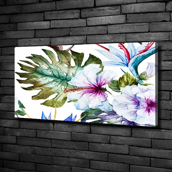 Wandbild Hawaiianische Blumen