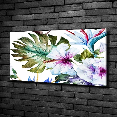 Wandbild Hawaiianische Blumen