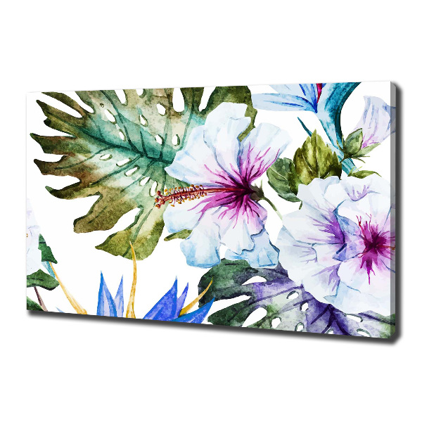 Wandbild Hawaiianische Blumen