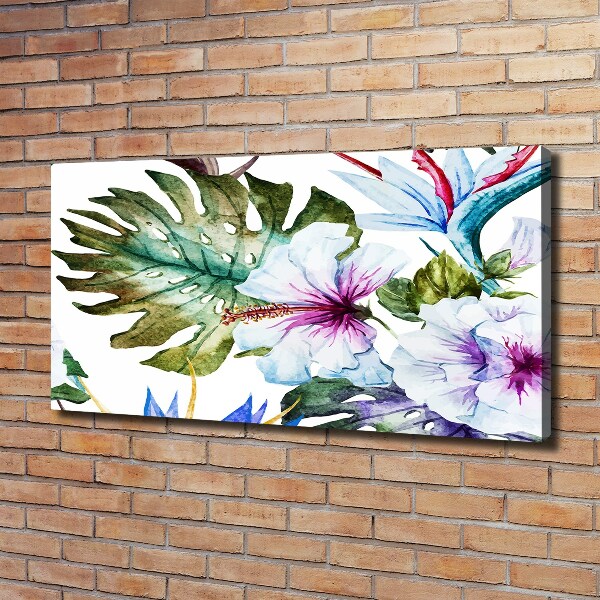 Wandbild Hawaiianische Blumen