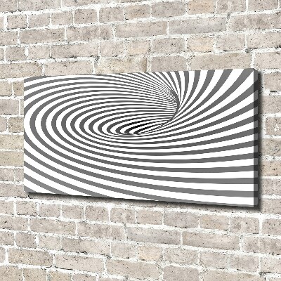 Bild auf leinwand Gestreifte Spirale