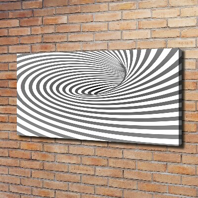 Bild auf leinwand Gestreifte Spirale