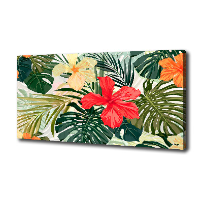 Bild auf leinwand Hawaiianische Blumen