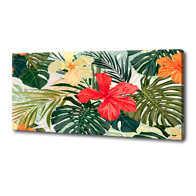Bild auf leinwand Hawaiianische Blumen