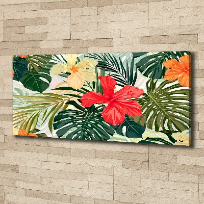 Bild auf leinwand Hawaiianische Blumen