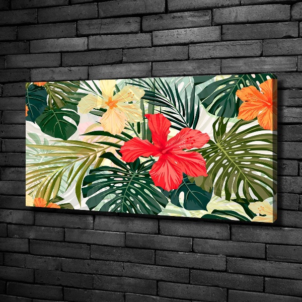 Bild auf leinwand Hawaiianische Blumen
