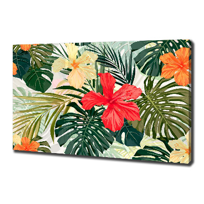Bild auf leinwand Hawaiianische Blumen