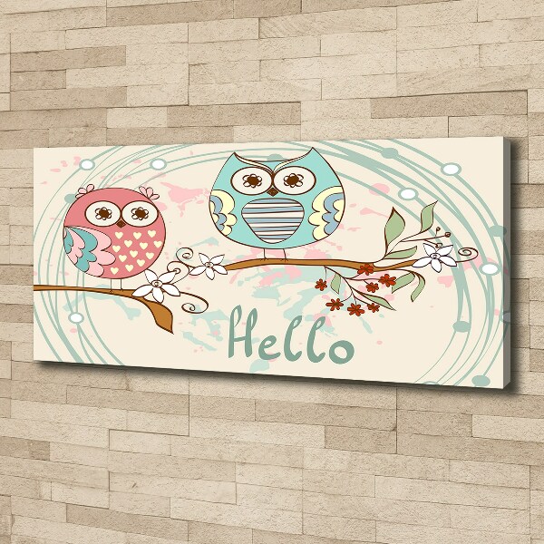 Bild auf leinwand Eulen